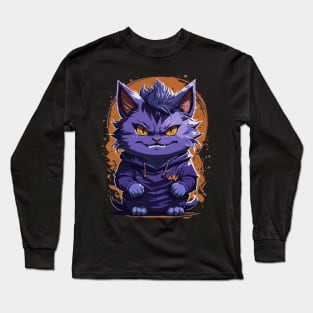 Cat Gengar Long Sleeve T-Shirt